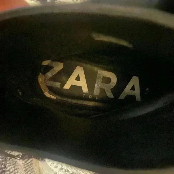 Zara Suede and Leather Moto Boots - Picture 4 of 7